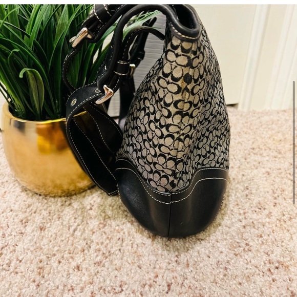 Black and Gray Coach Bag - Picture 6 of 7